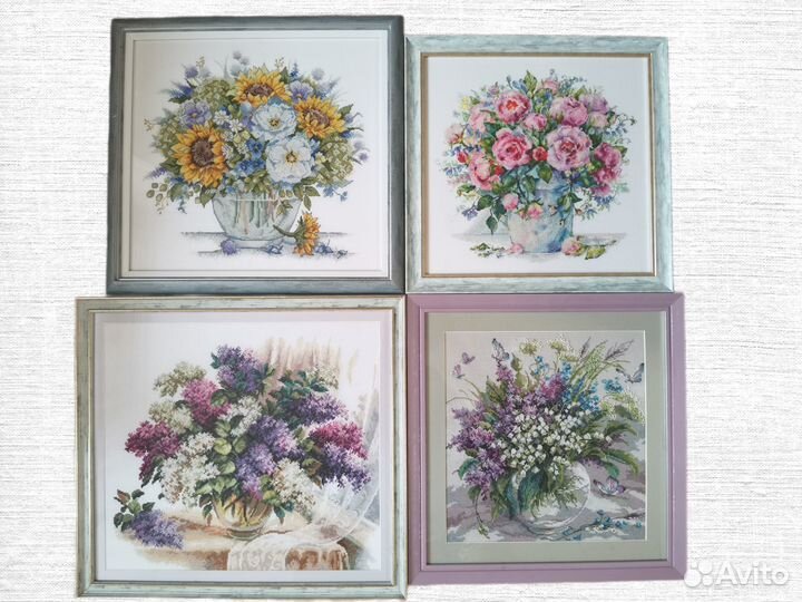 Картина вышитая крестом