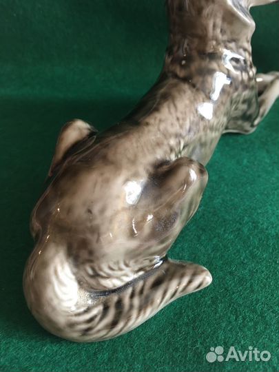 Фарфоровые статуэтки собака лфз