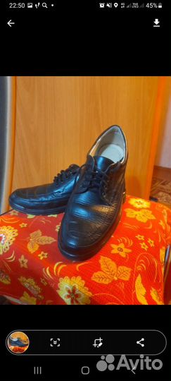 Мужские туфли из натуральной кожи