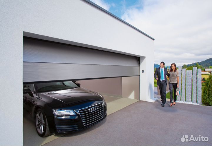 Ворота секционные гаражные