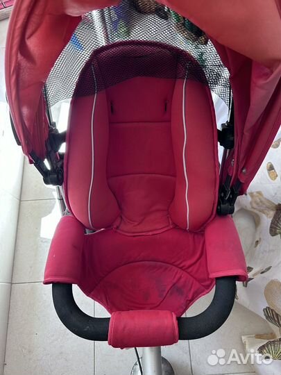 Велосипед коляска с ручкой