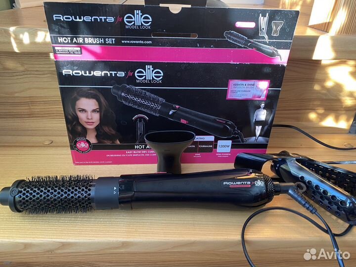 Фен щетка rowenta