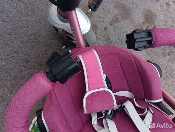 Детский велосипед с родительской ручкой