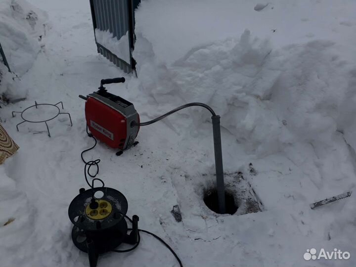 Прочистка канализации.Устранение засораЧистка труб