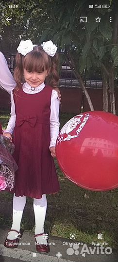 Школьный сарафан для девочки