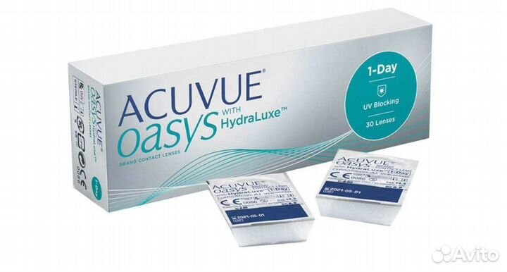 Линзы контактные однодневные -3,5 acuvue Oasys