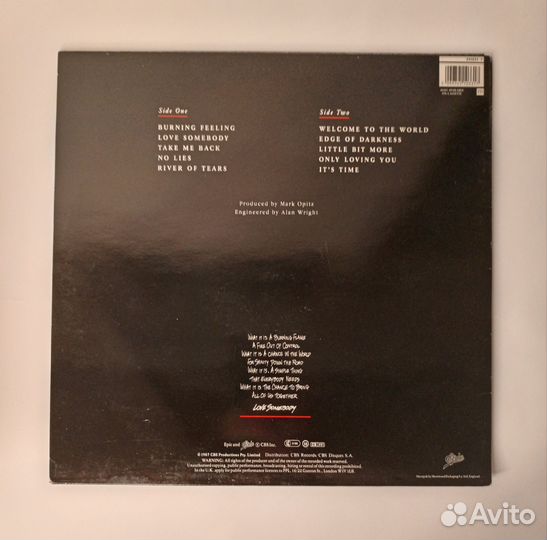 LP Noiseworks – Noiseworks /Epic 451033 1 UK 1987