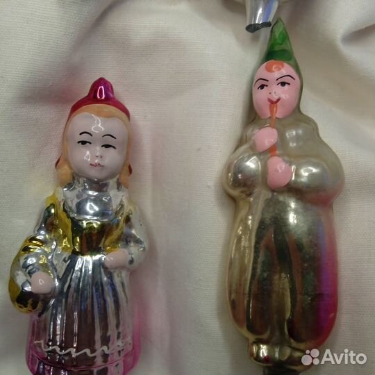Елочные игрушки СССР на прищепке