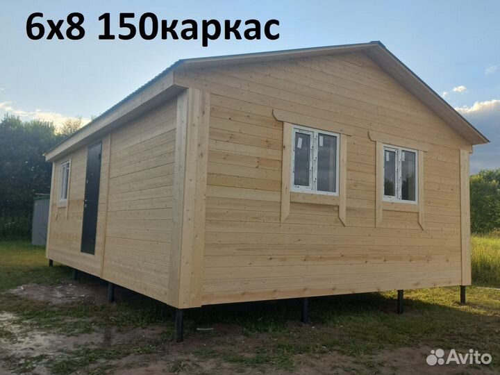 Дачный дом 6х8