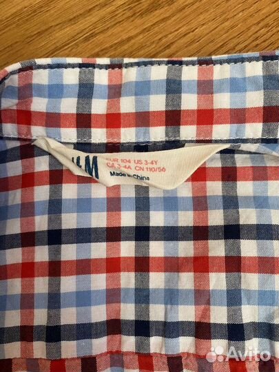 Рубашка детская с коротким рукавом