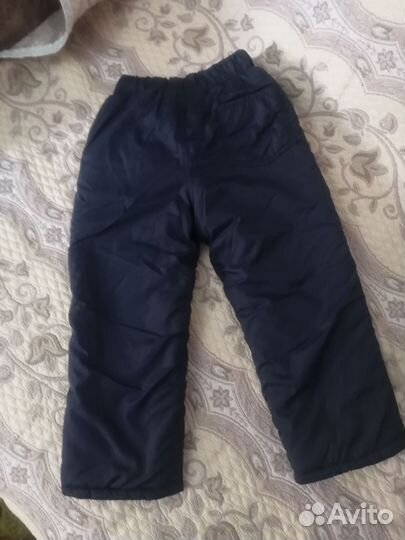 Брюки детские для девочки утеплённые