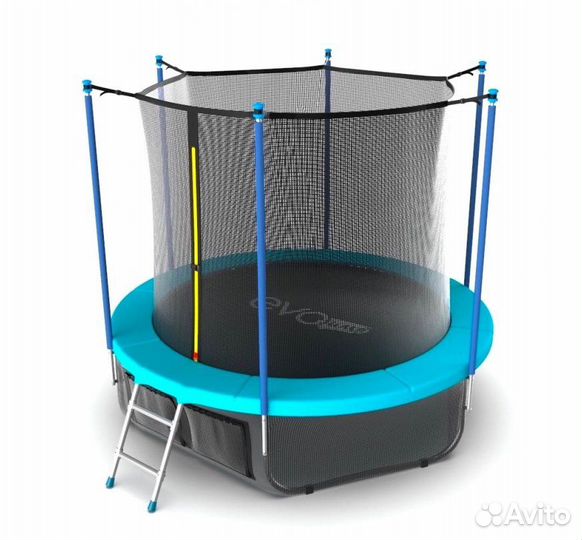 Батут EVO jump Internal 12ft Wave + нижняя сеть