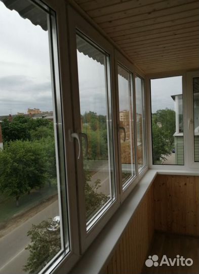 Балконная рама пластиковая