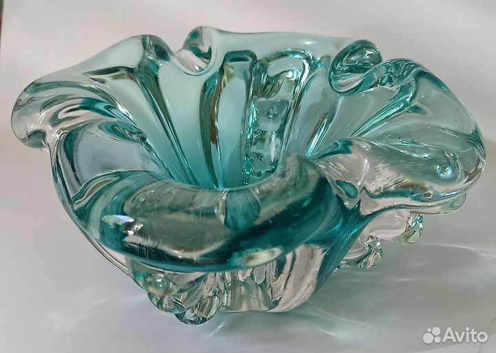 Хрустальная пепельница большая