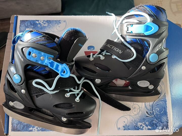 Коньки раздвижные 27
