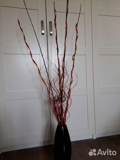 Ваза, глубокого чёрного цвета