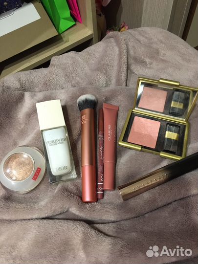 Косметика пакетом Dior, Clarins, Pupa