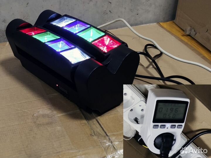 Паук 8x10w/8х3w классический (Mini-Spider)