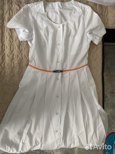 Медицинский халат платье