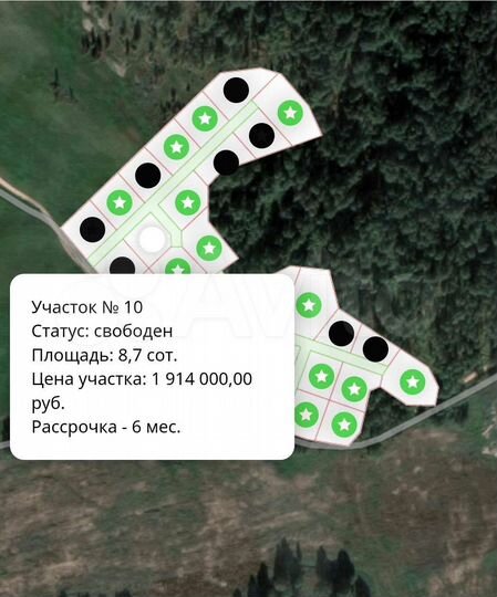 Участок 8,7 сот. (СНТ, ДНП)