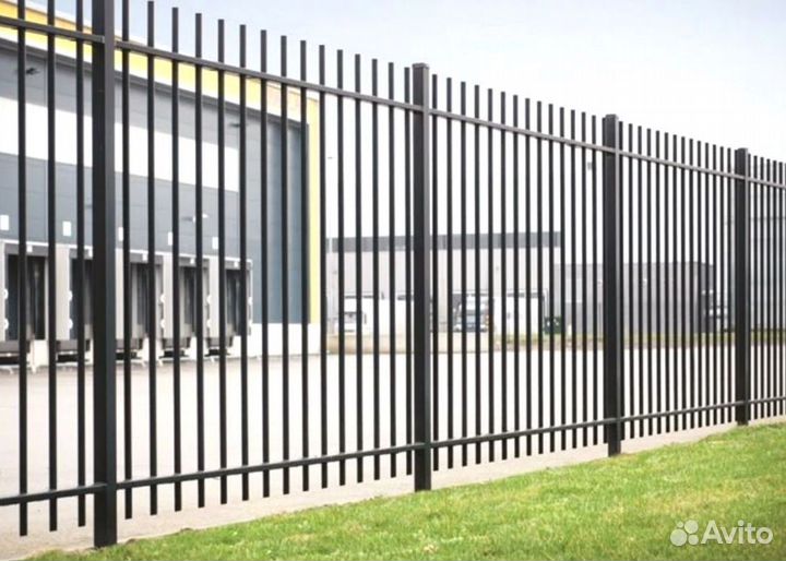 Забор сварной из профтрубы