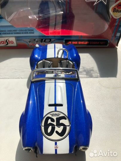 Модель авто Chevrolet Corvette /shelby cobra 1:24