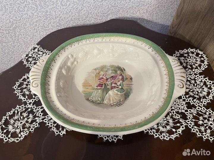 Блюдо антикварное Англия