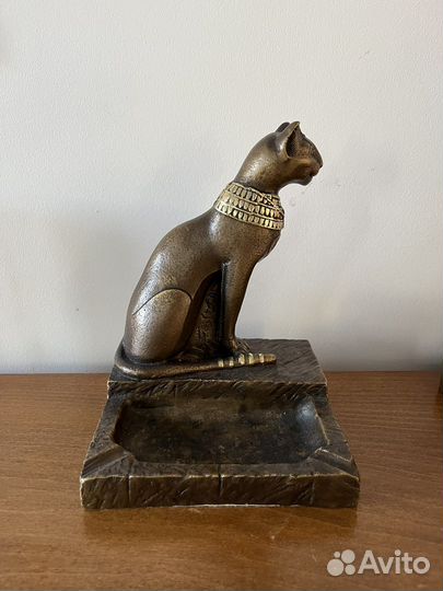 Статуэтка пепельница кошка