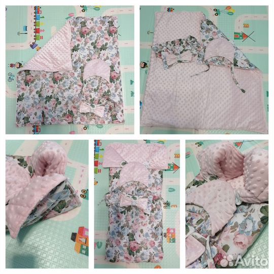 Конверт на выписку для девочки осень