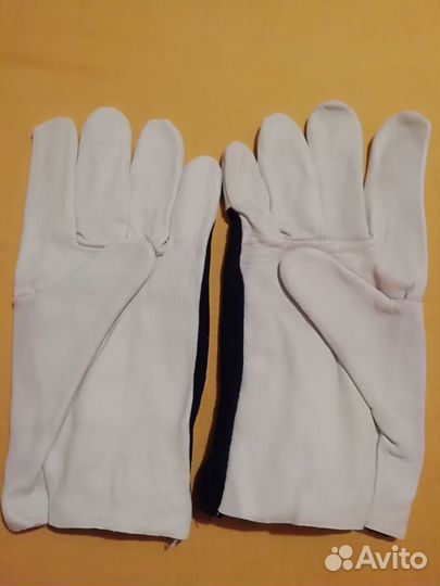 Перчатки кожаные