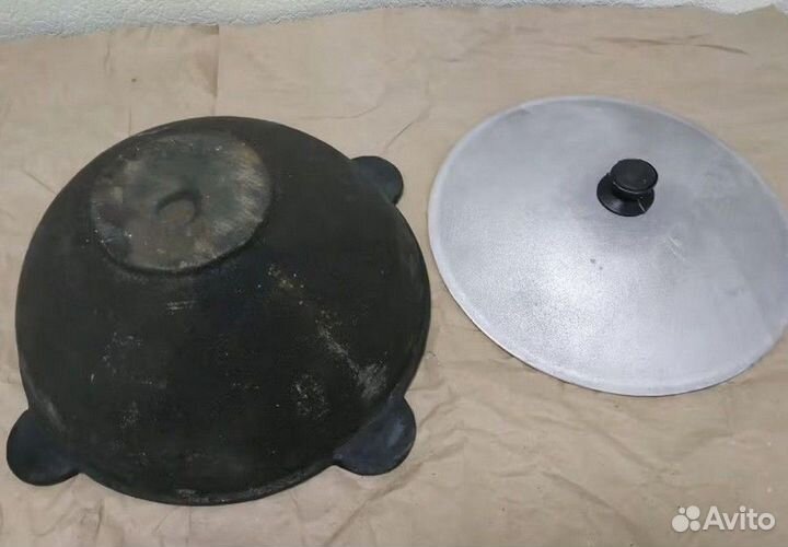 Казан чугунный узбекский