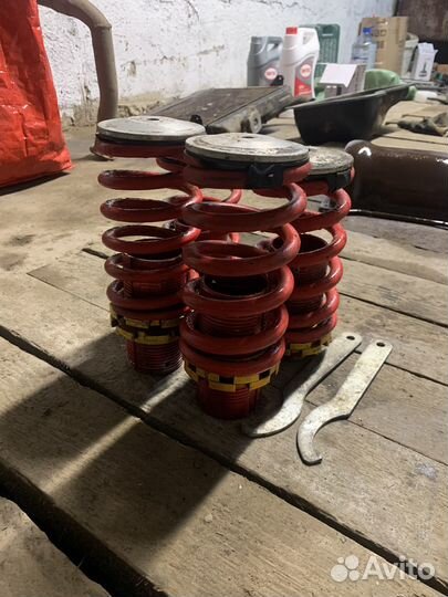 Комплект регулируемых пружин honda civic ek