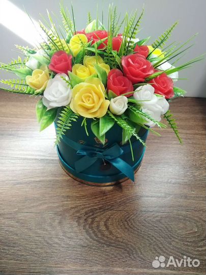 Букет цветов из мыла