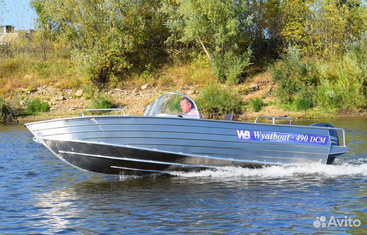 Новая моторная лодка Wyatboat 490 DCM в наличии