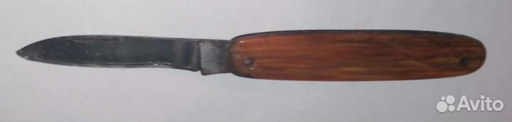 Старенький туристический перочинный складной нож