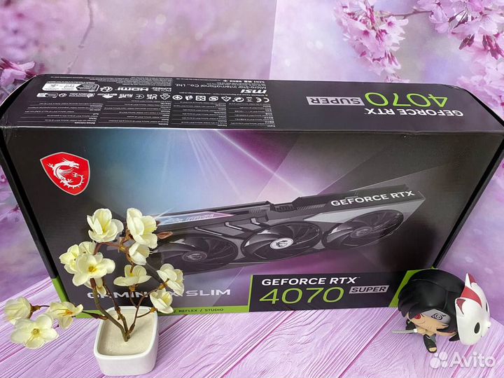 MSI GeForce RTX 4070 Super 12 Gb Gaming X Slim