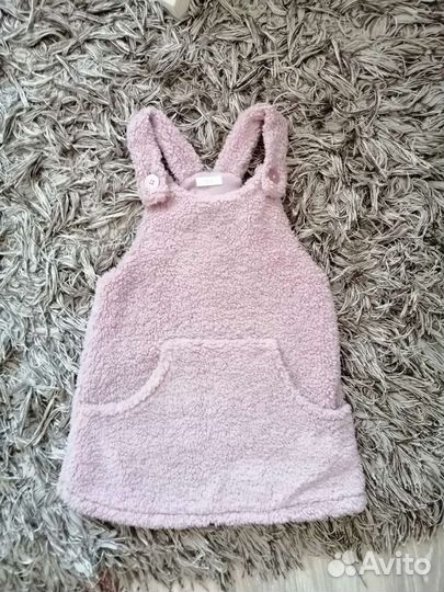 Сарафан для девочки next 98 новый плюшевый