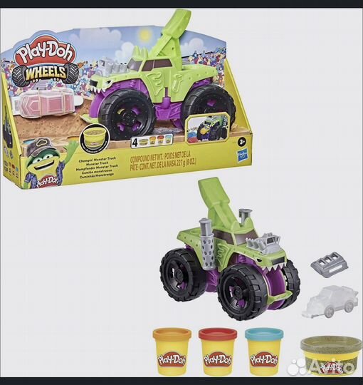 Play doh монстр трак