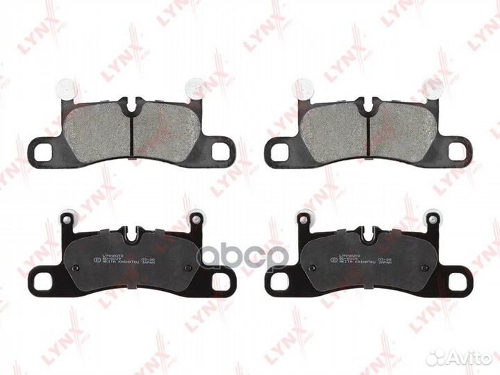 Колодки тормозные дисковые зад BD8029 lynxauto