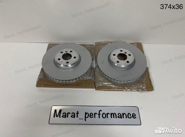 Тормозные диски передние BMW G20 G30 374х36