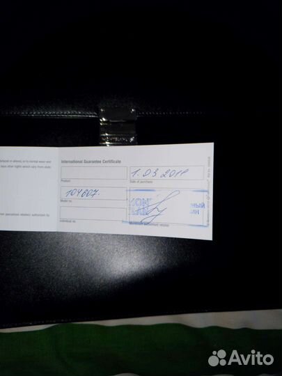 Портфель натуральная кожа. Оригинал. Mont Blanc