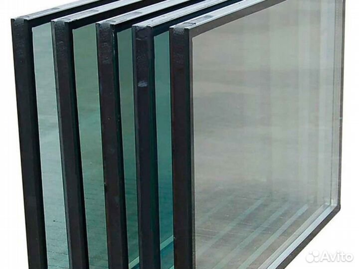 Ремонт окон, стеклопакет триплекс RAL6438