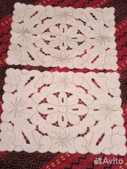 Салфетки винтажные ручной работы