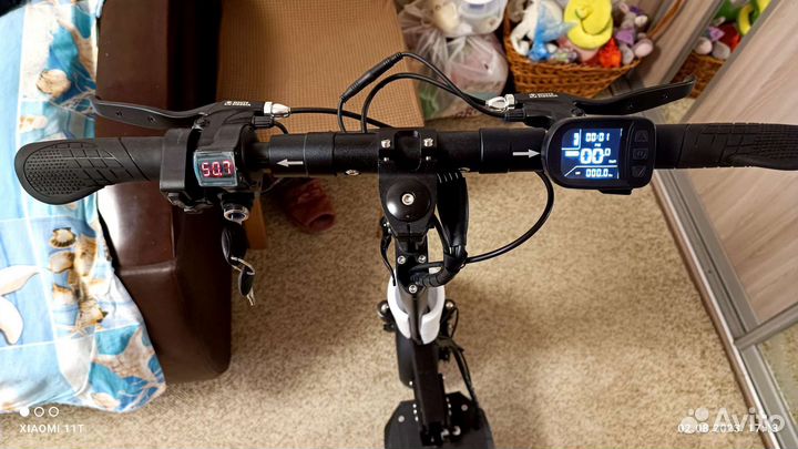 Электросамокат white siberia luna 800W