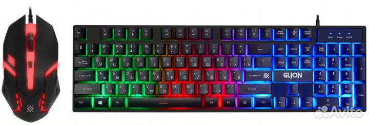 Клавиатура. Игровой набор 2 в 1