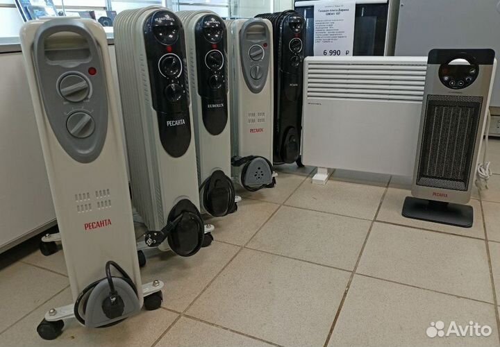 Обогреватели и конвекторы новые и б.у. с гарантией