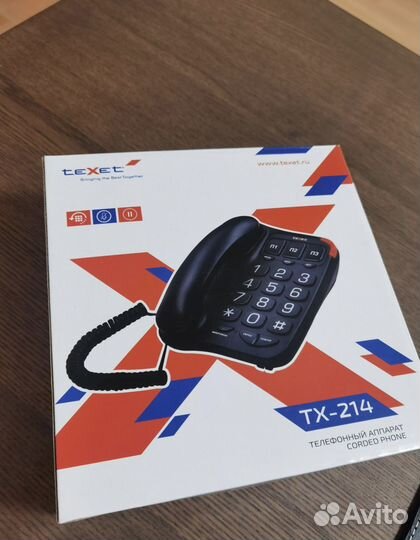 Стационарный телефон texet