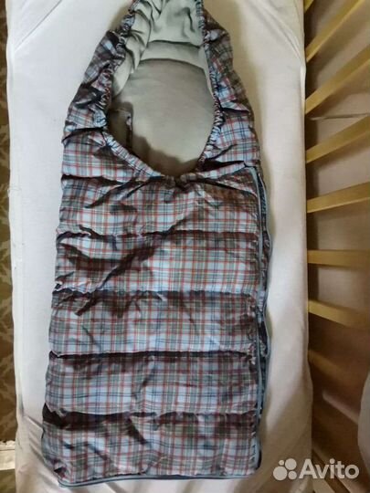 Теплый конверт в коляску, спальник