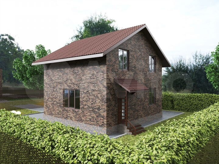 Дом 128 м² на участке 4 сот.