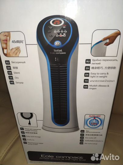 Настольный колонный вентилятор Tefal Eole Compact